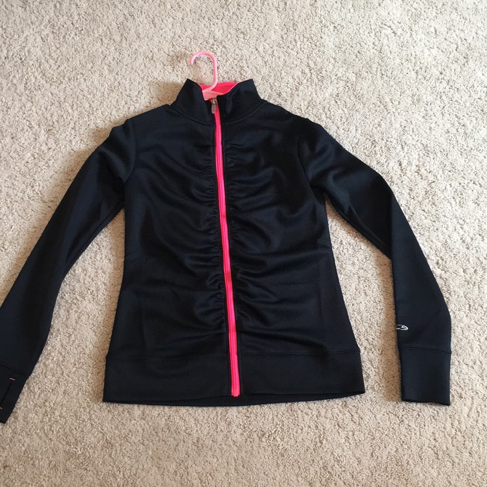 Girls Zip Up Sports Sweatshirt